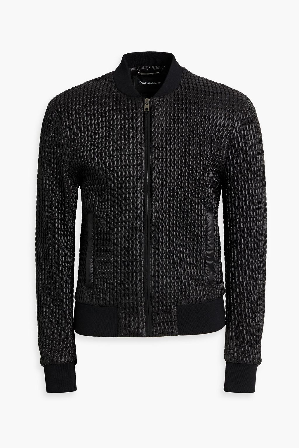 DOLCE GABBANA Quilted shell bomber jacket THE OUTNET