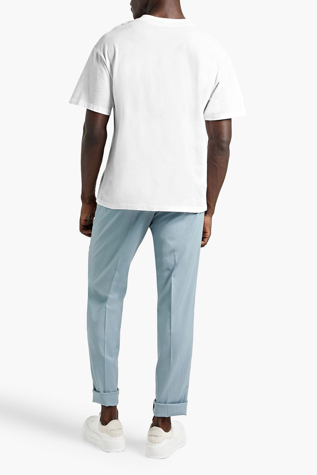 SANDRO Cotton-jersey T-shirt