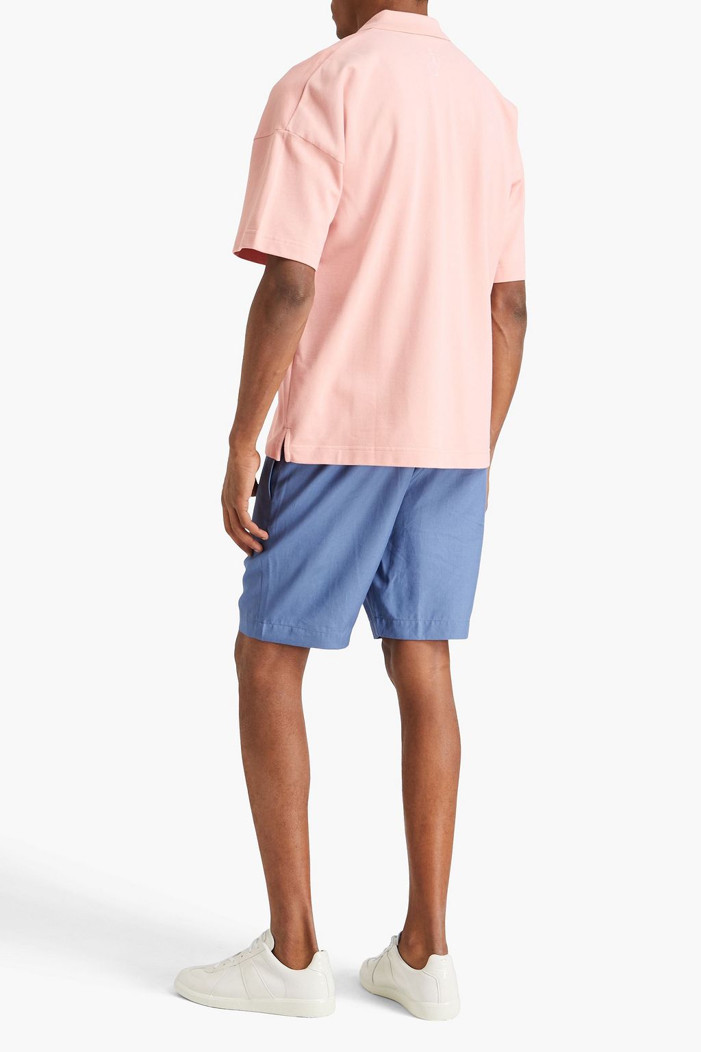 JW ANDERSON Printed cotton-piqué polo shirt