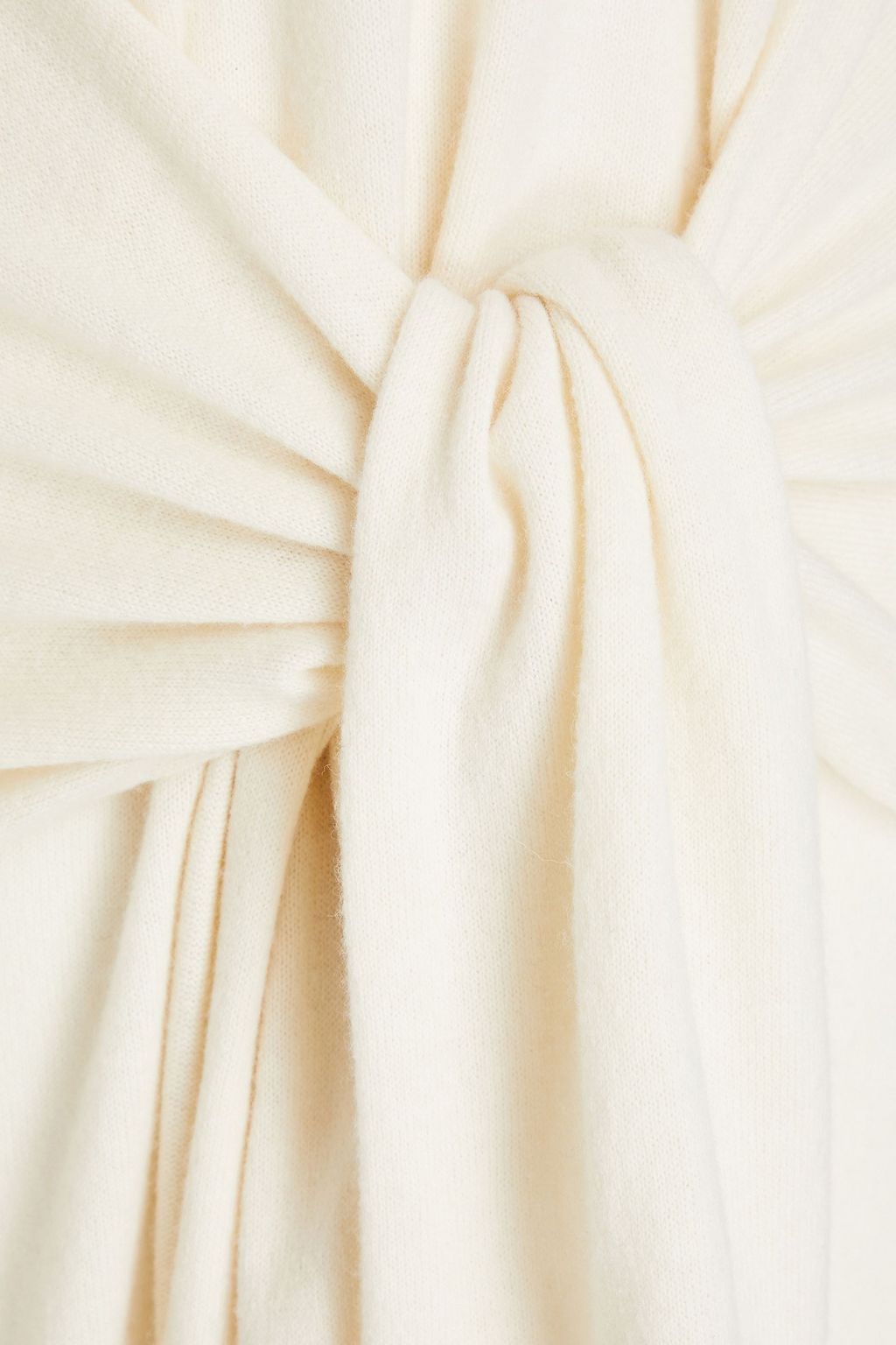 JW ANDERSON Midikleid aus Wolle mit Bindedetail vorne