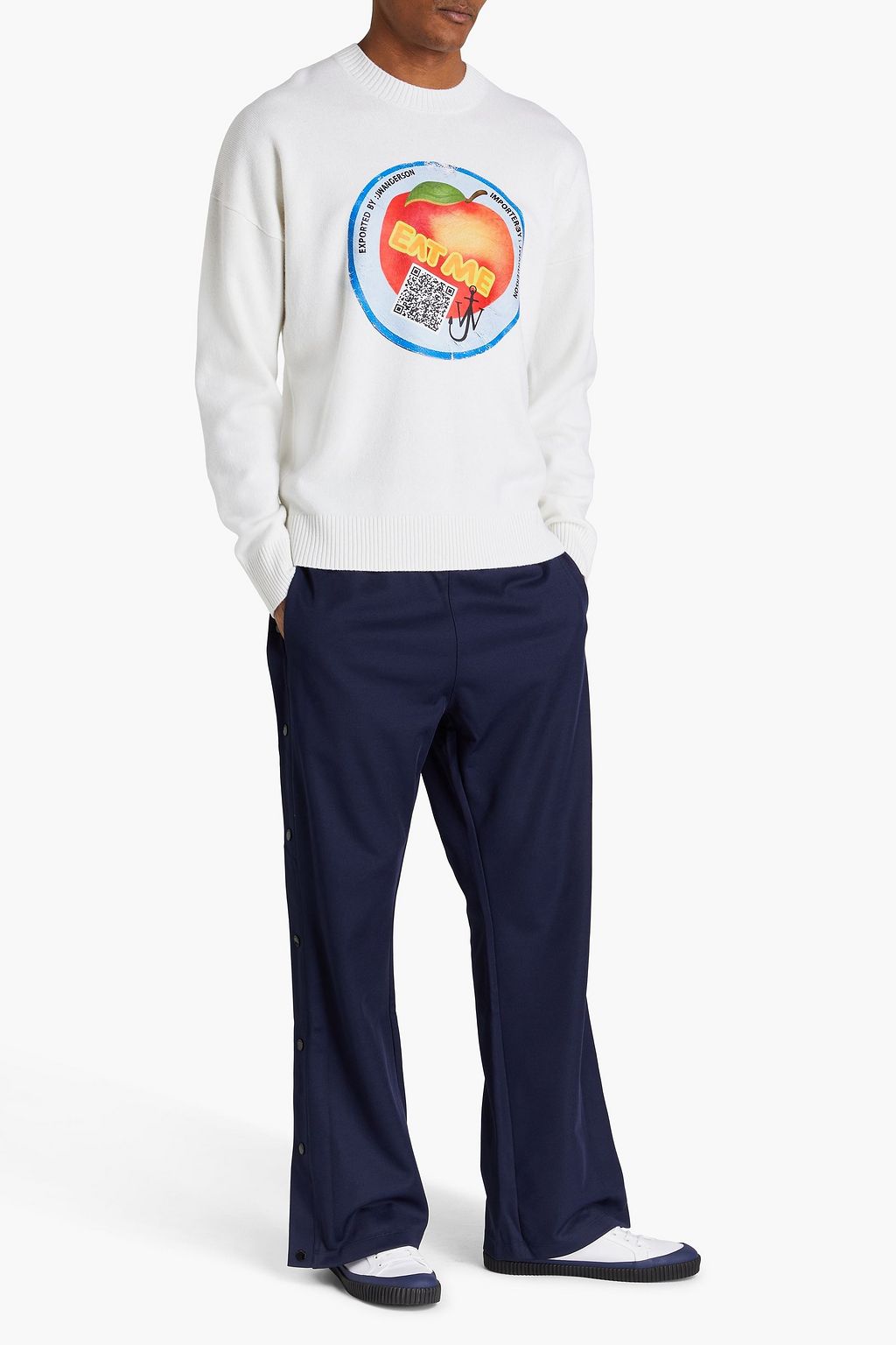 JW ANDERSON Printed knitted sweater