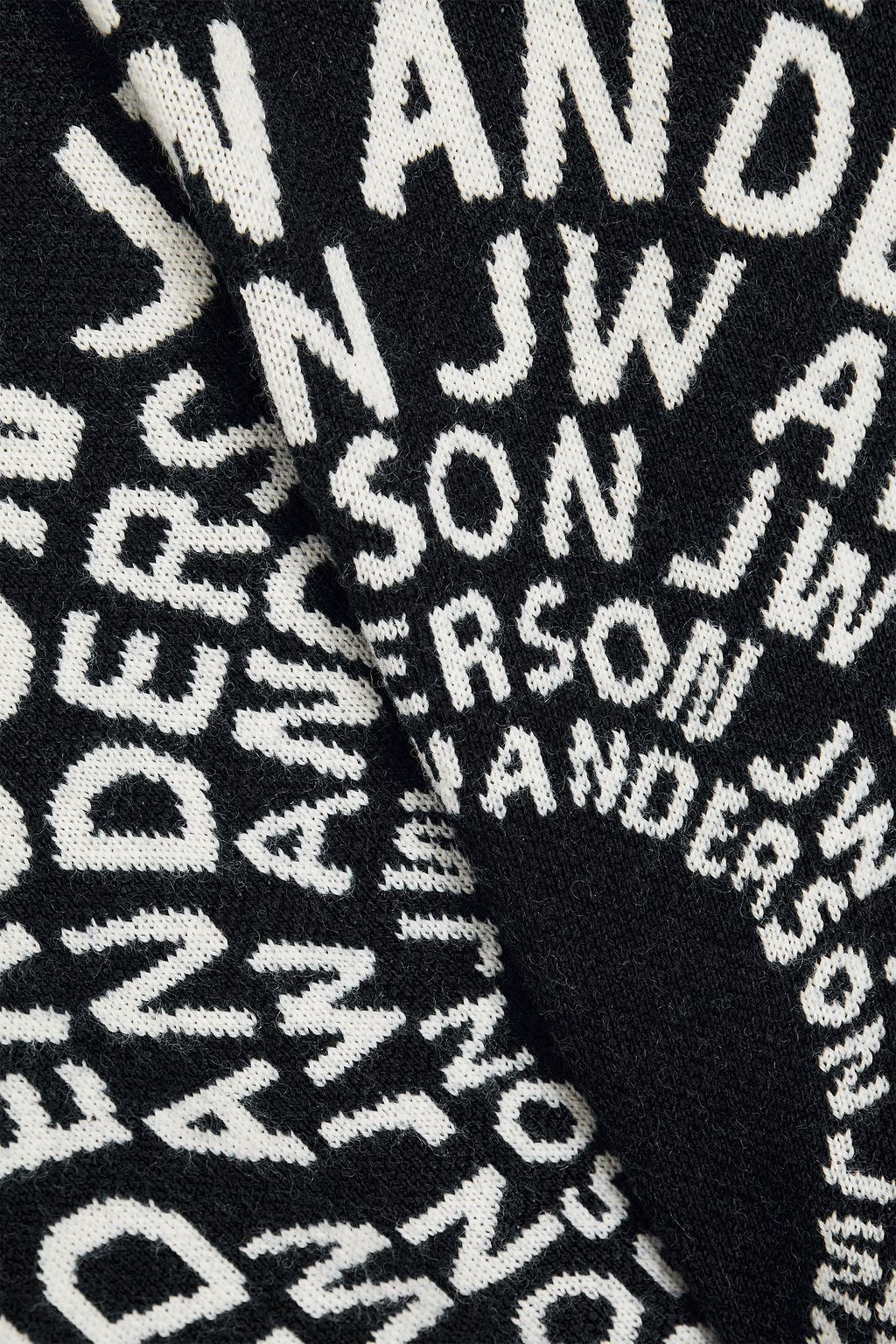 JW ANDERSON Jacquard-knit merino wool sweater