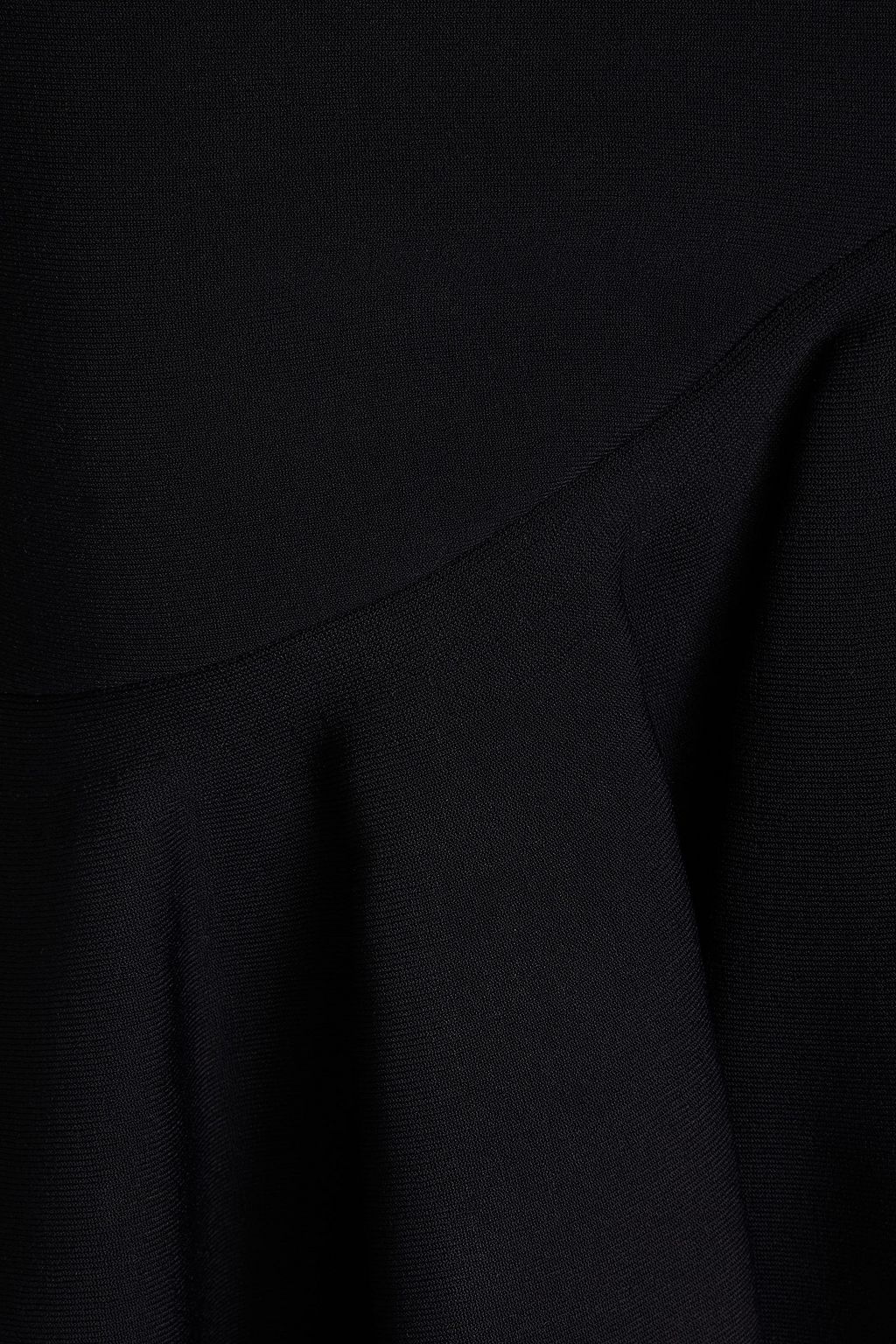 MCQUEEN Fluted knitted midi skirt