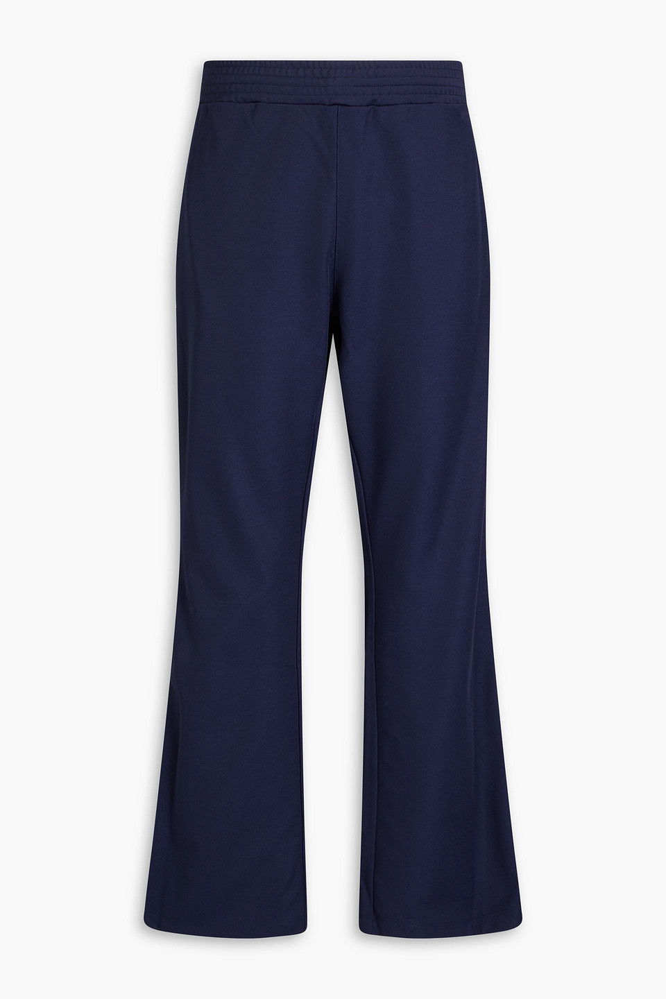 Jw Anderson Snap-detailed Jersey Track Pants In Navy
