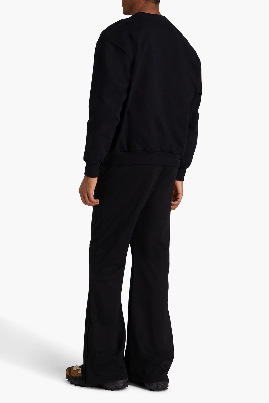 JACQUEMUS Santon logo-appliquéd French cotton-terry sweatshirt