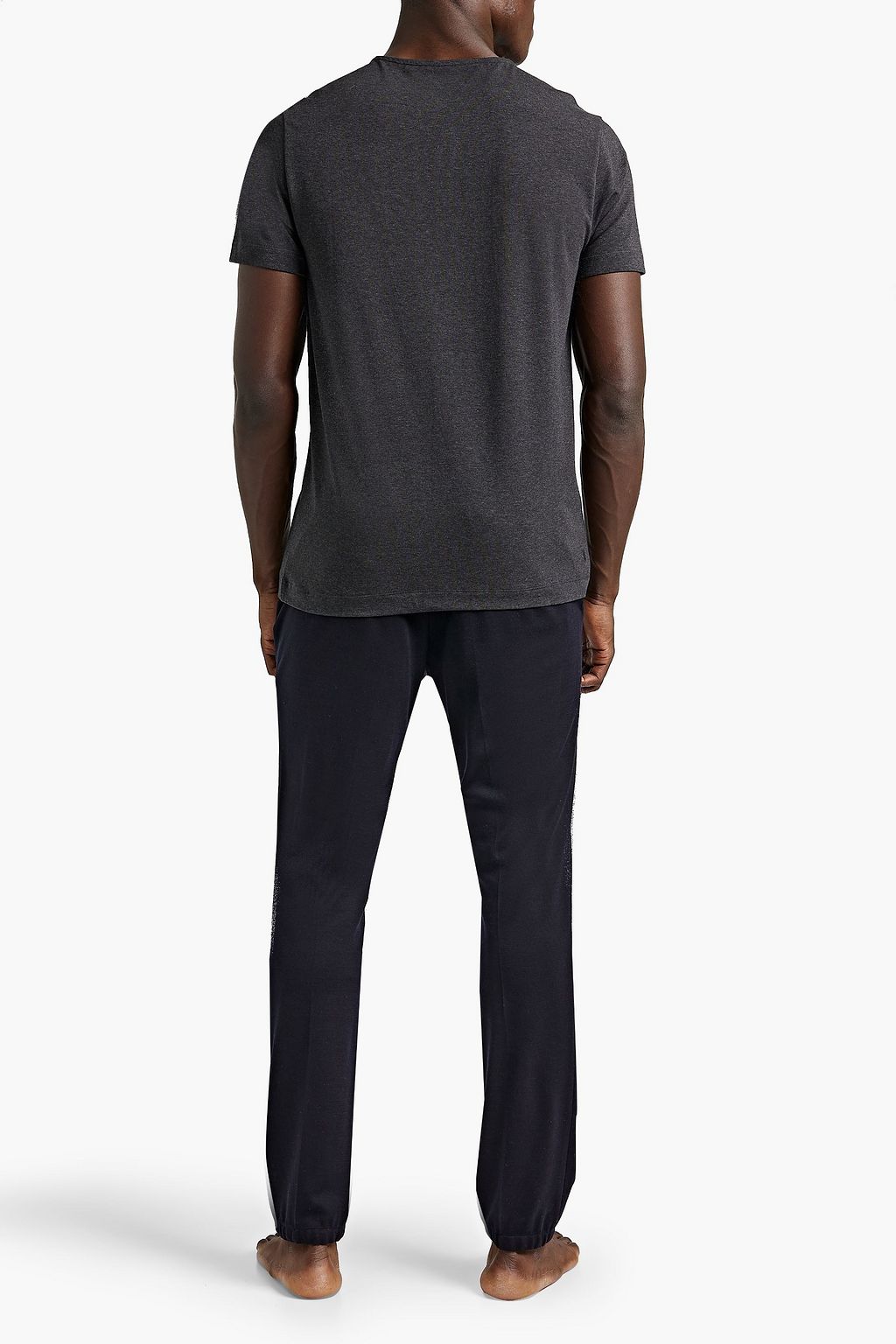 HAMILTON AND HARE Lyocell-blend jersey pajama top