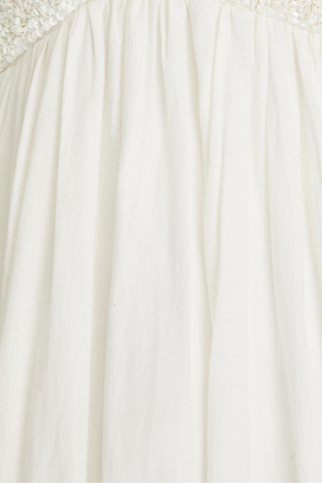 AJE. New Catara embellished cotton-poplin midi dress