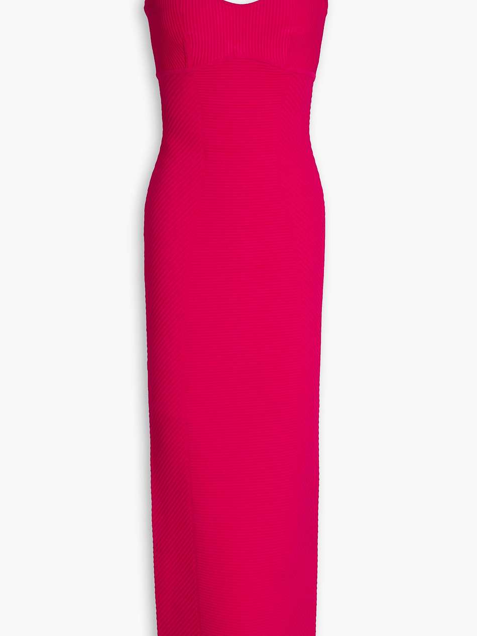 ribbed-knit maxi dress