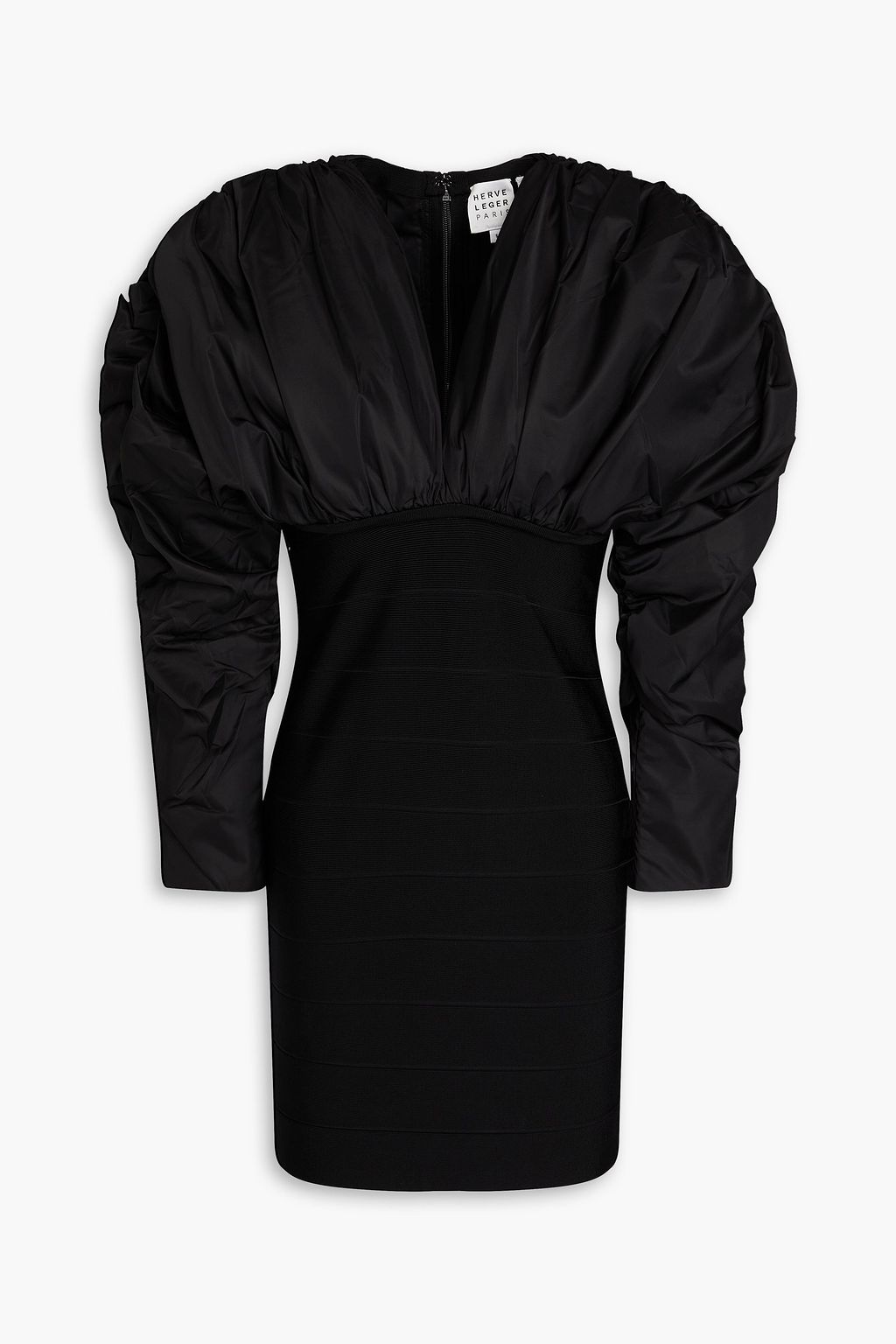 HERVÉ LÉGER ポンテ ミニワンピース ルーシュ入り | THE OUTNET 