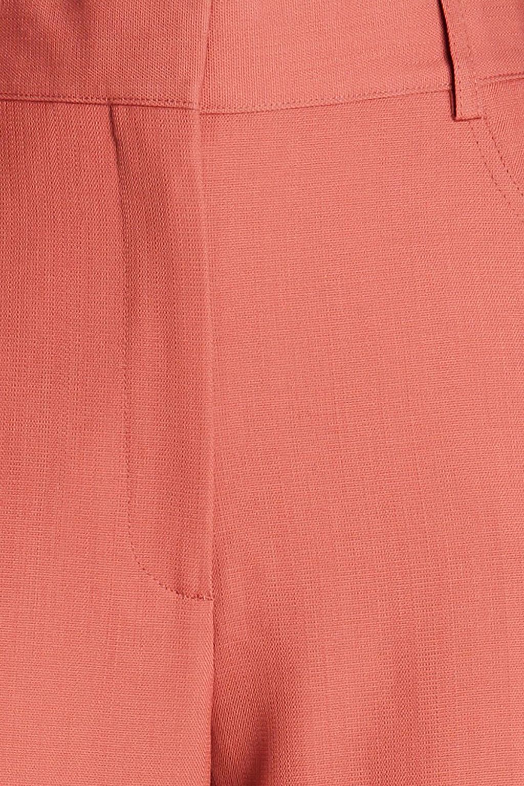 VICTORIA BECKHAM Wool-canvas straight-leg pants