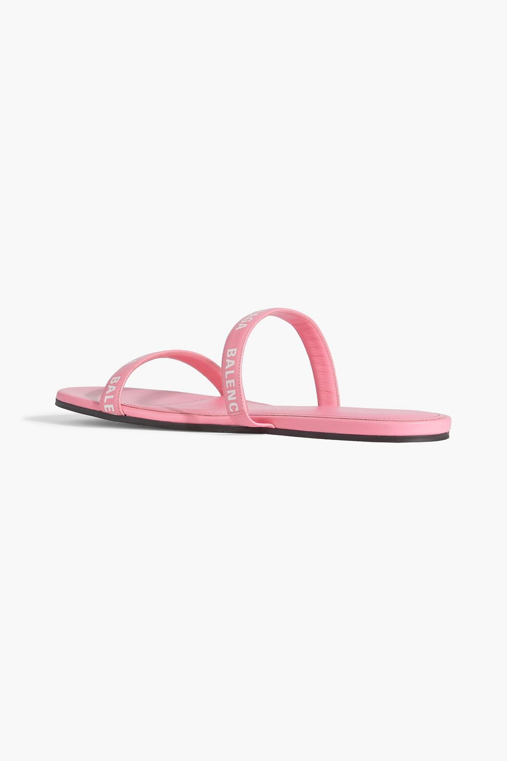 BALENCIAGA Logo-print leather sandals