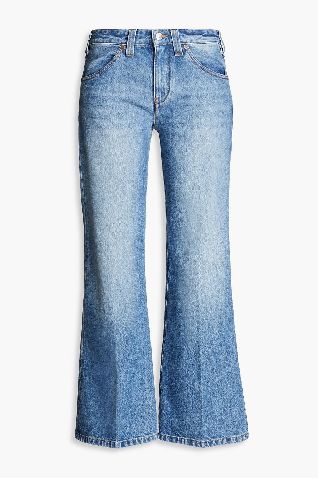 VICTORIA BECKHAM Mid-rise flared jeans | THE OUTNET