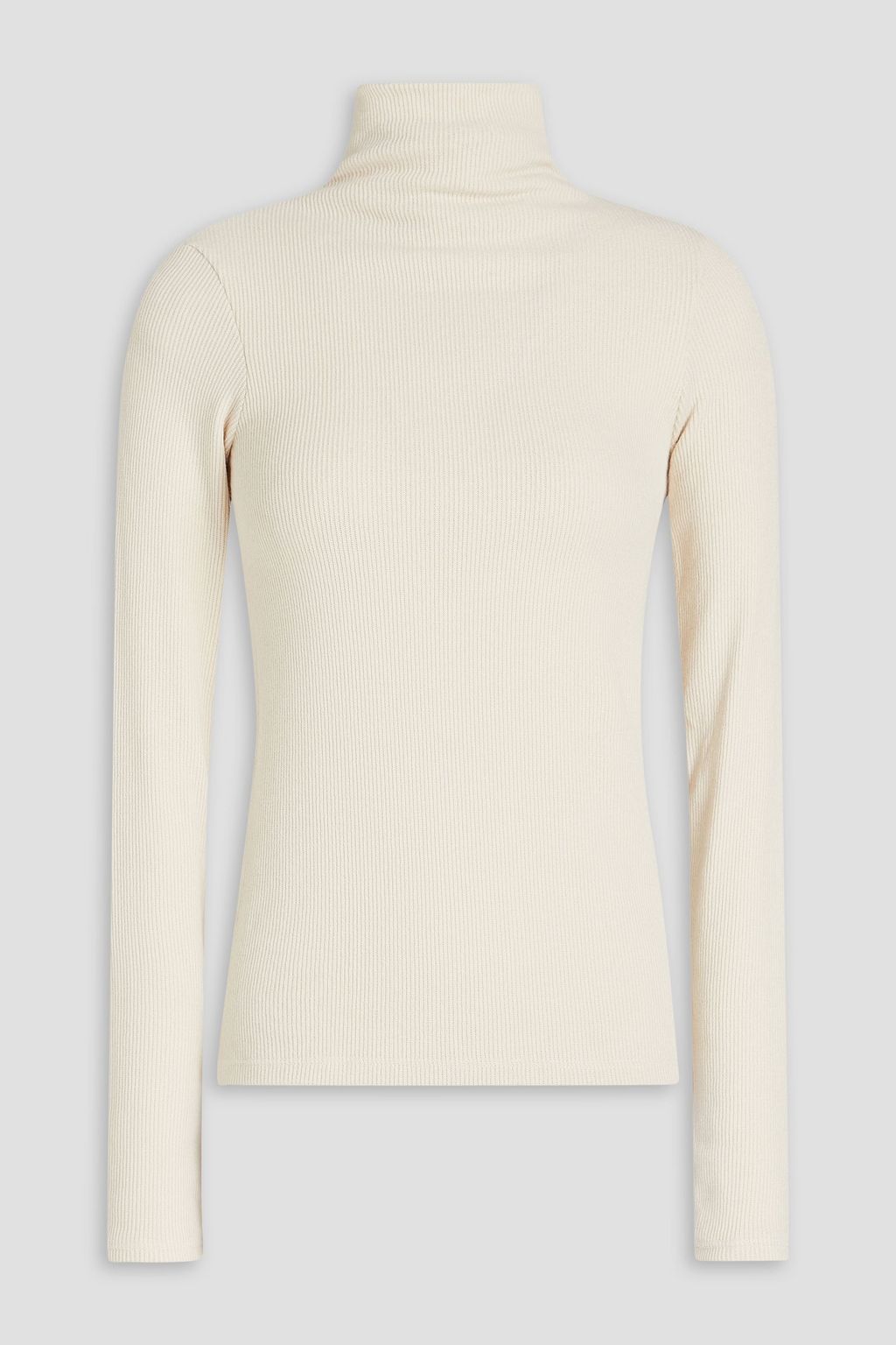 ENZA COSTA Ribbed knit turtleneck sweater THE OUTNET