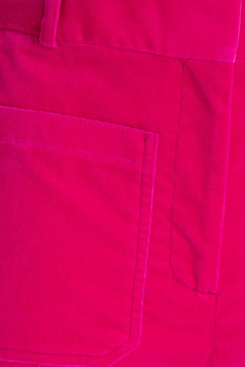 VICTORIA BECKHAM Cotton-blend velvet flared pants