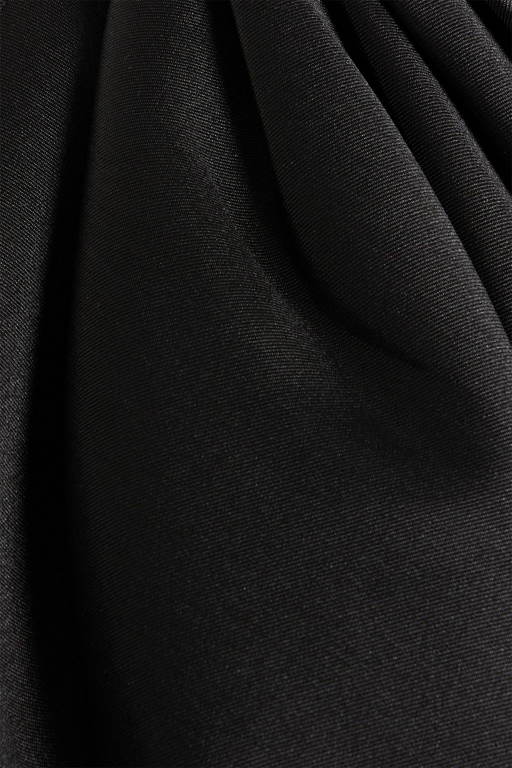 SOLACE LONDON Marcela one-shoulder ruched faille mini dress