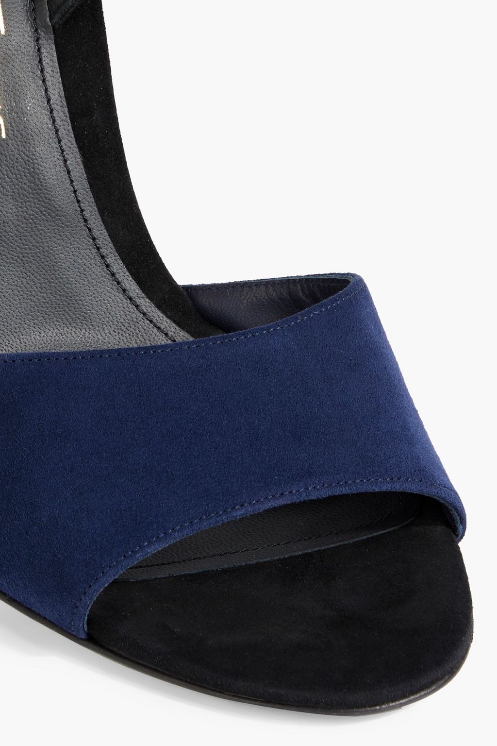 FERRAGAMO Aede two-tone suede sandals | THE OUTNET