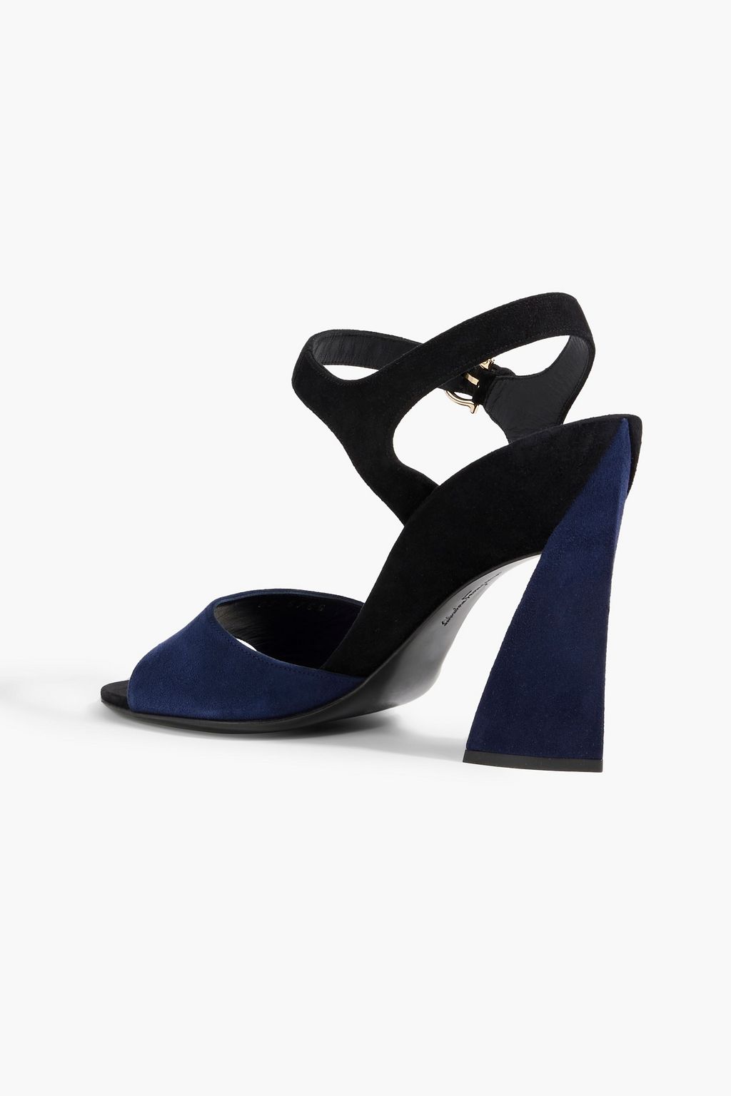 FERRAGAMO Aede two-tone suede sandals | THE OUTNET
