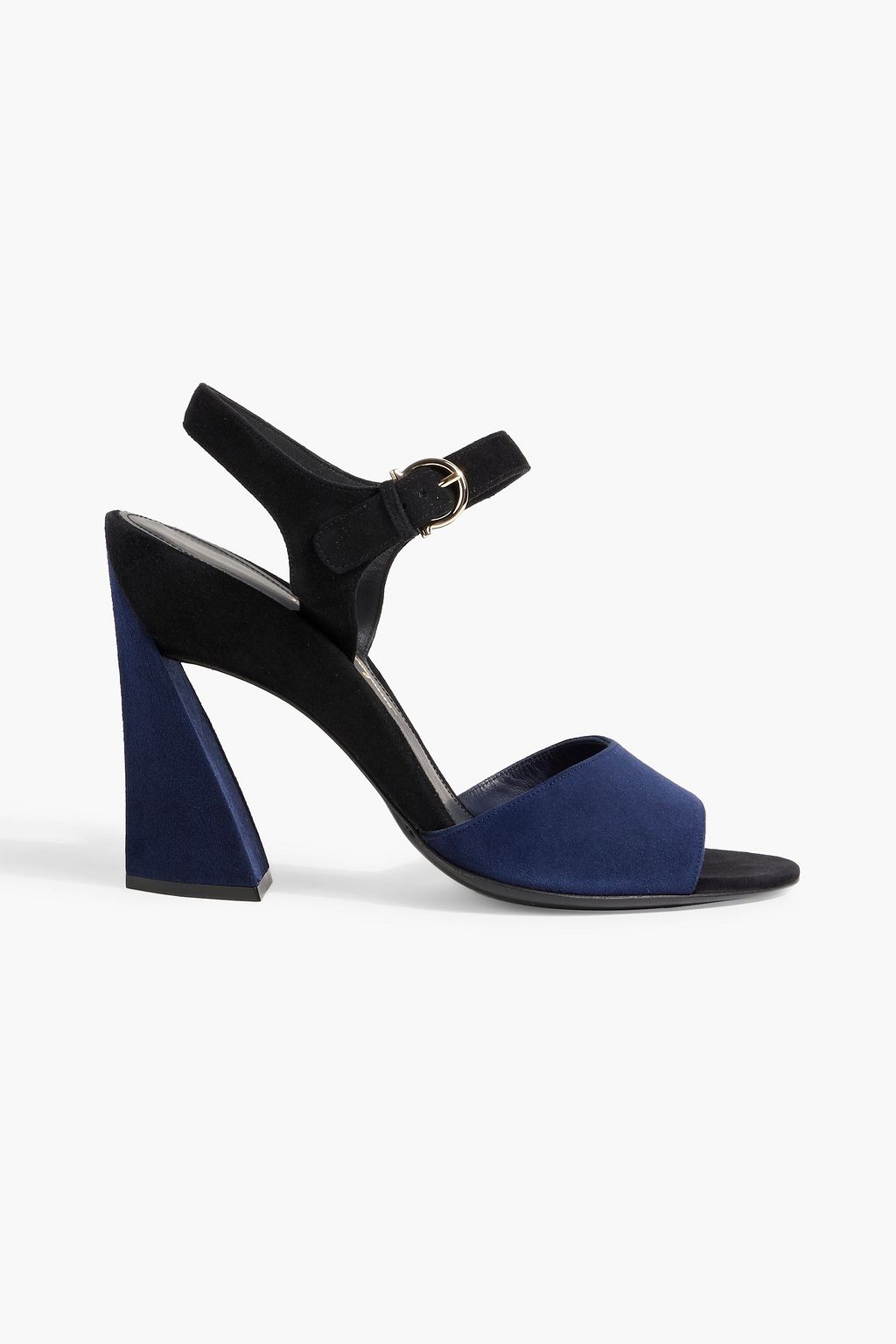 FERRAGAMO Aede two-tone suede sandals | THE OUTNET