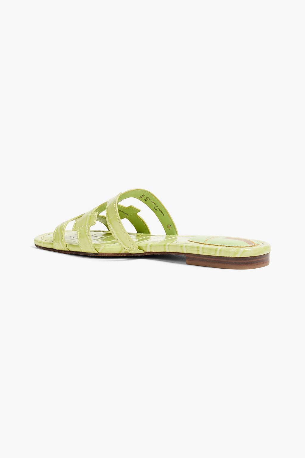 SAM EDELMAN Bay faux croc-effect leather sandals