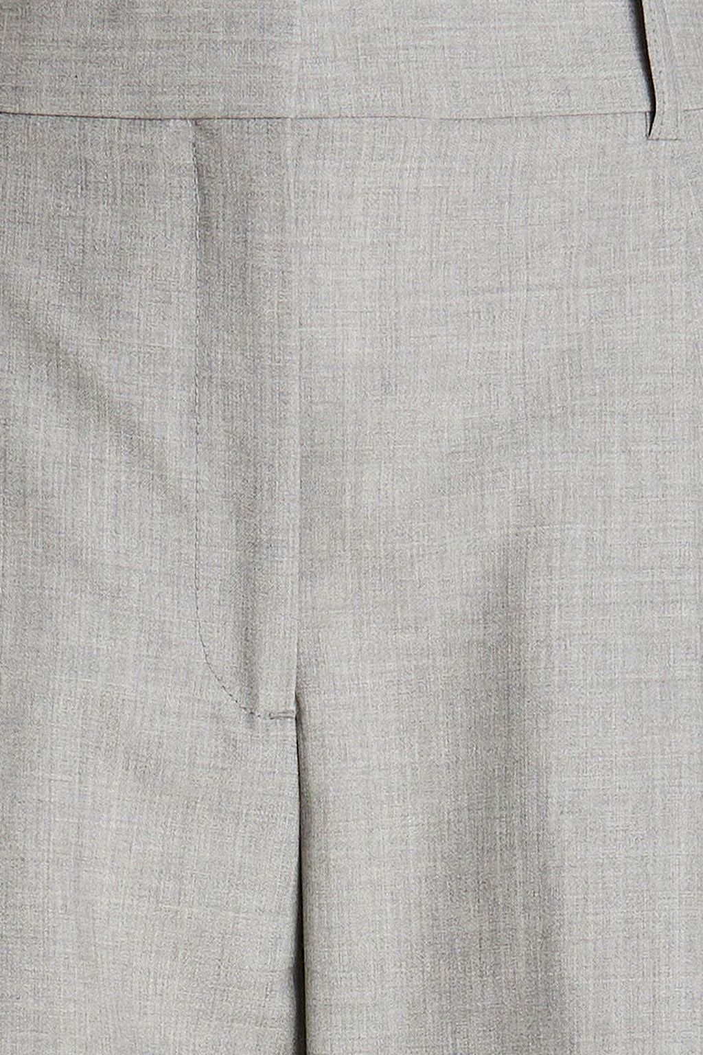 VICTORIA BECKHAM Pleated wool wide-leg pants