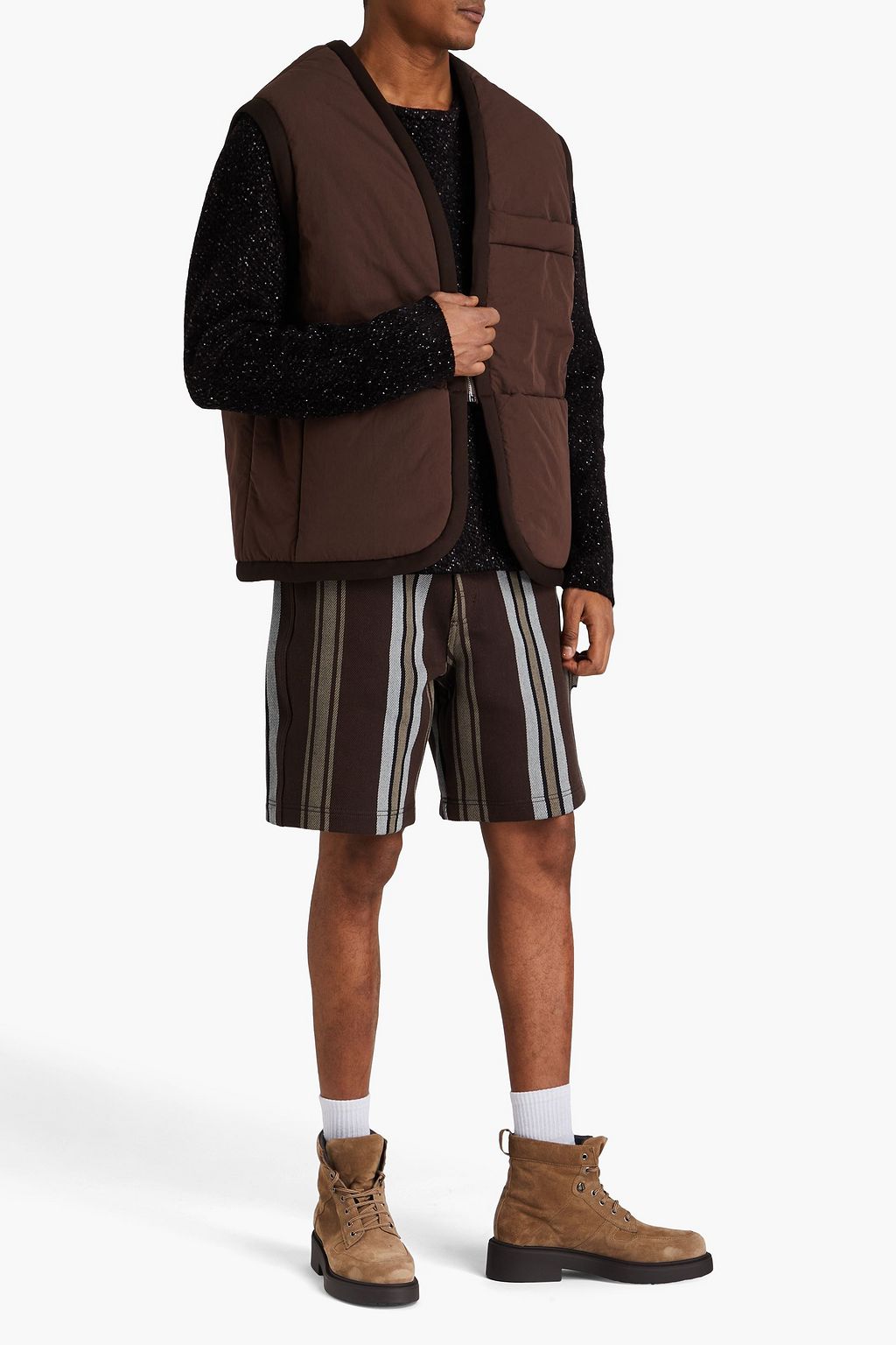 JACQUEMUS Carozzu padded cotton vest