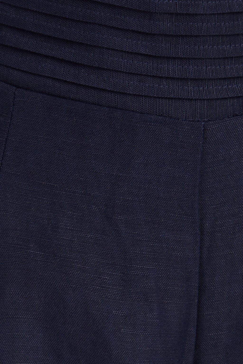 AJE. Tate pleated linen-blend wide-leg pants