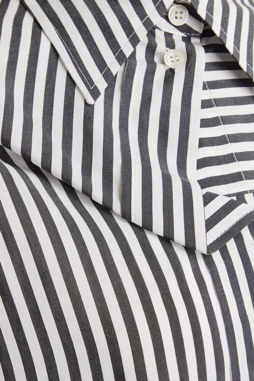 VICTORIA BECKHAM Striped poplin shirt