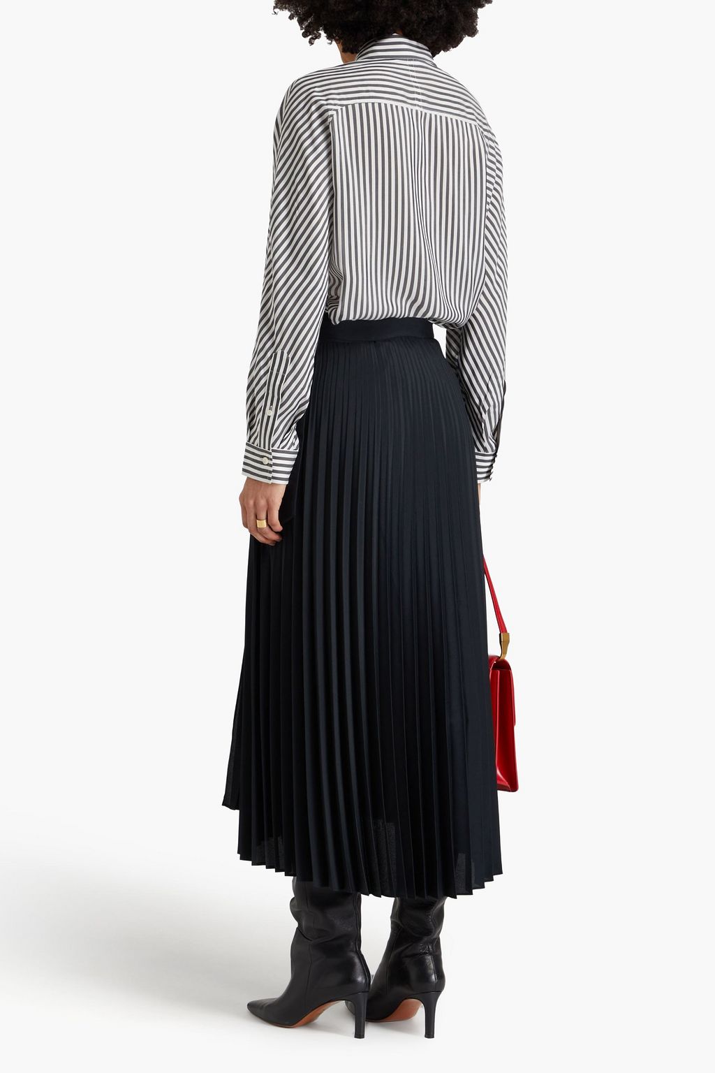 VICTORIA BECKHAM Striped poplin shirt