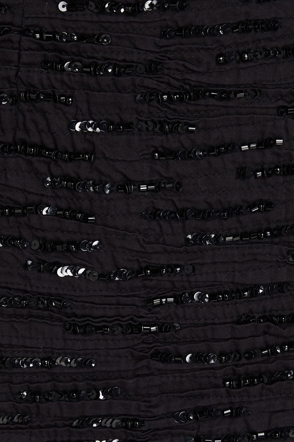 AJE. New Catara pleated sequined cotton mini skirt