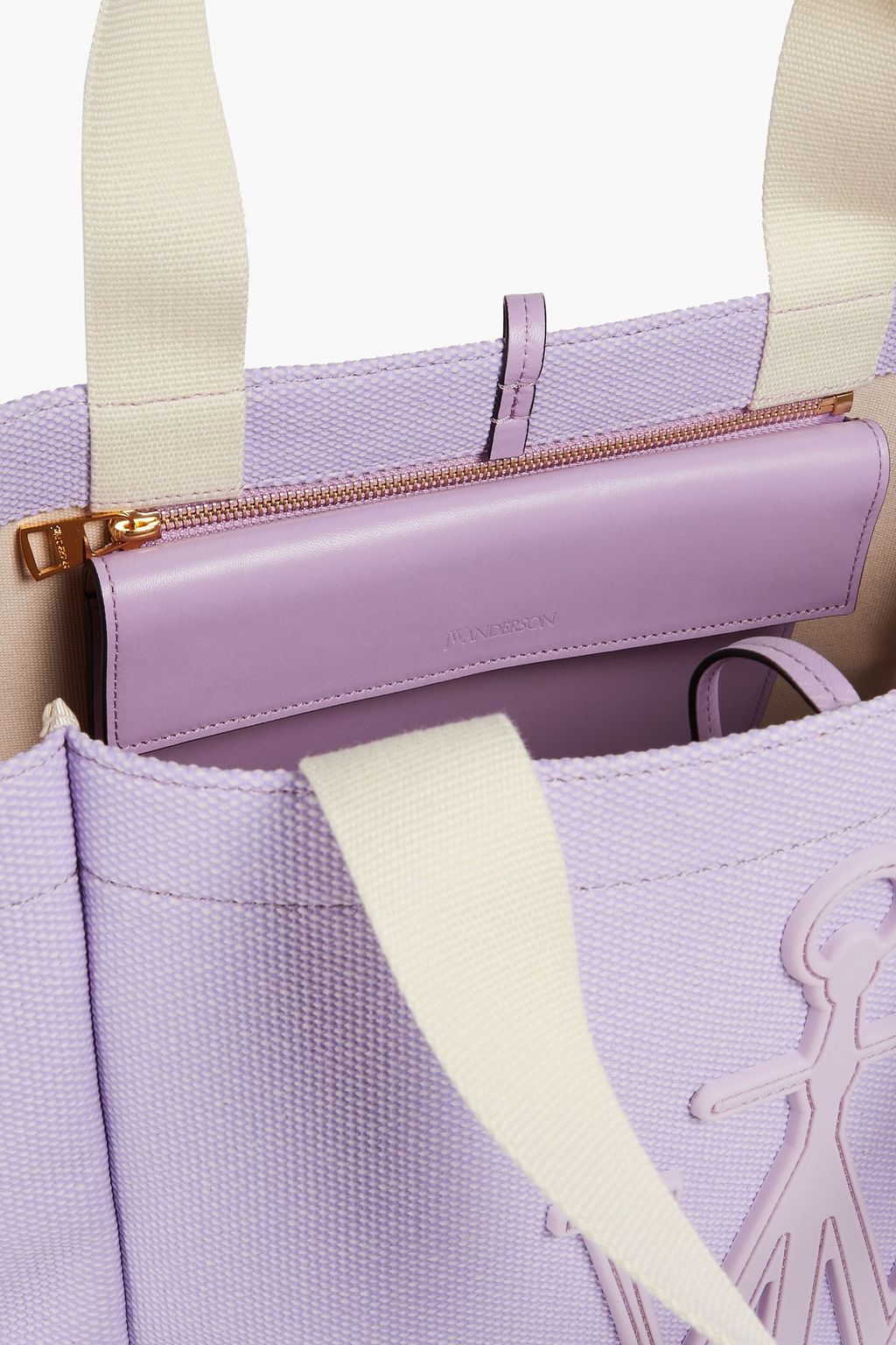 JW ANDERSON Cabas appliquéd canvas tote