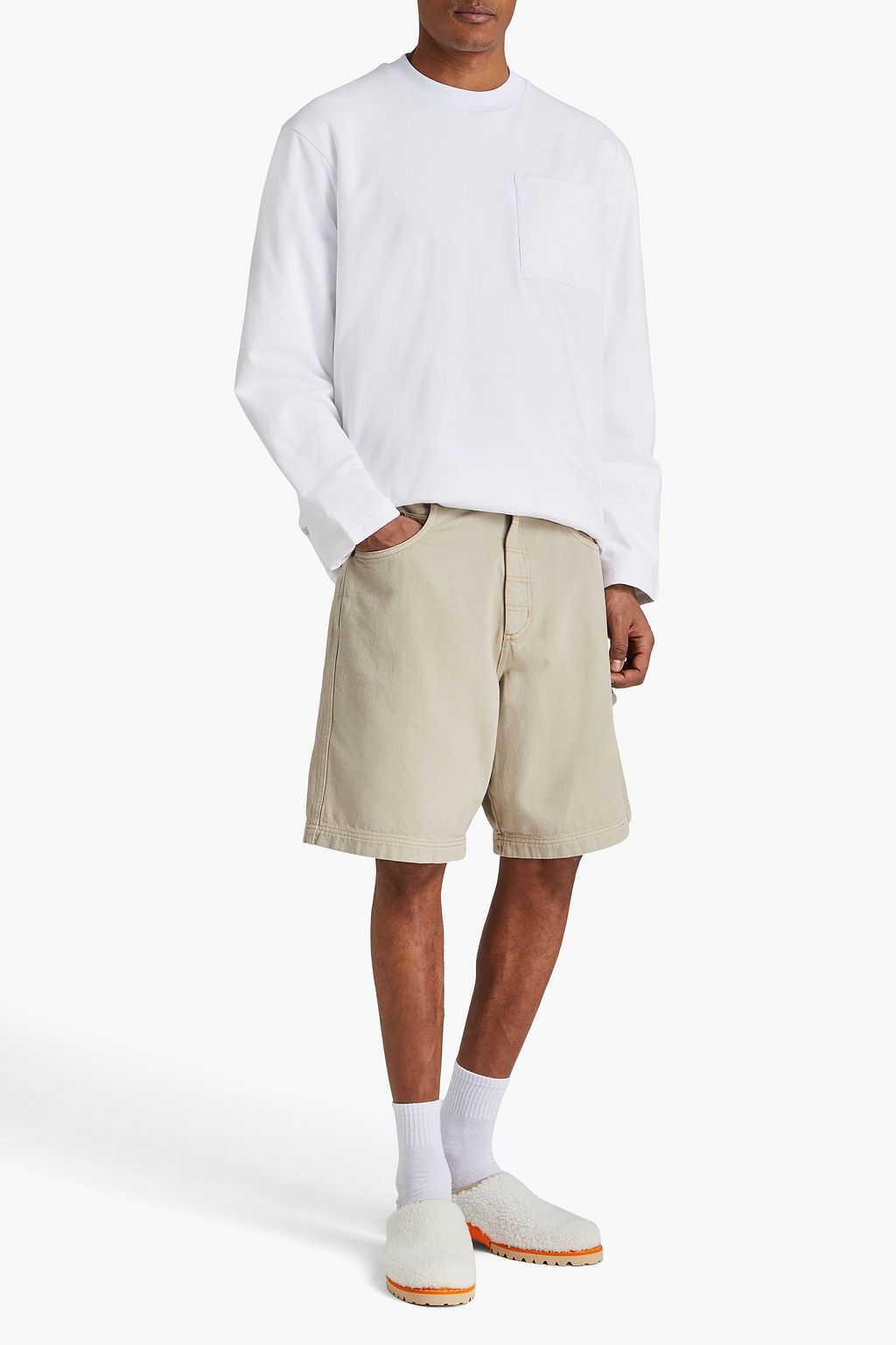 JACQUEMUS Panni denim shorts