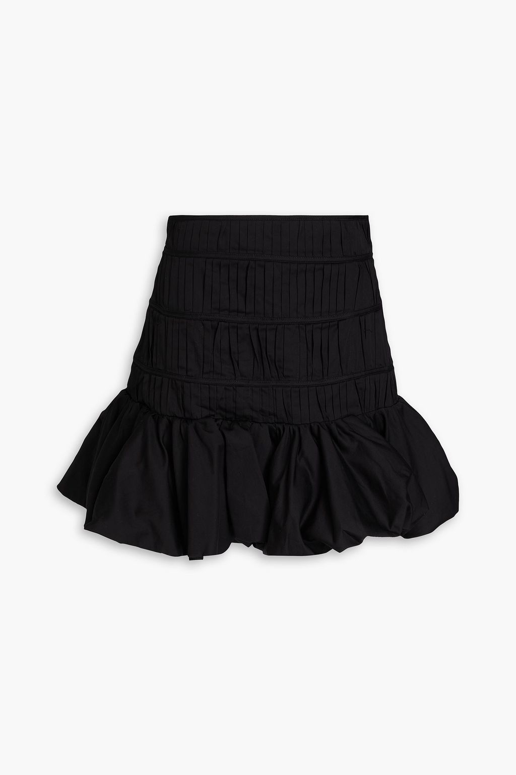 AJE. La Vie pleated cotton-poplin mini skirt | THE OUTNET