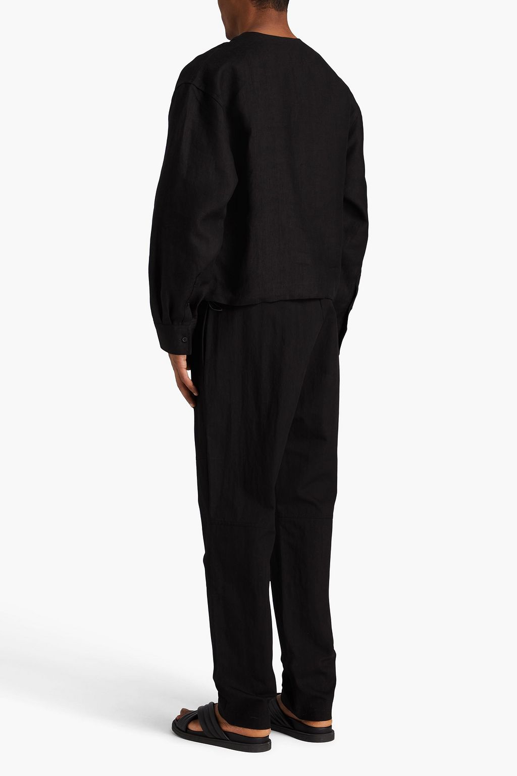 JACQUEMUS Embroidered linen shirt