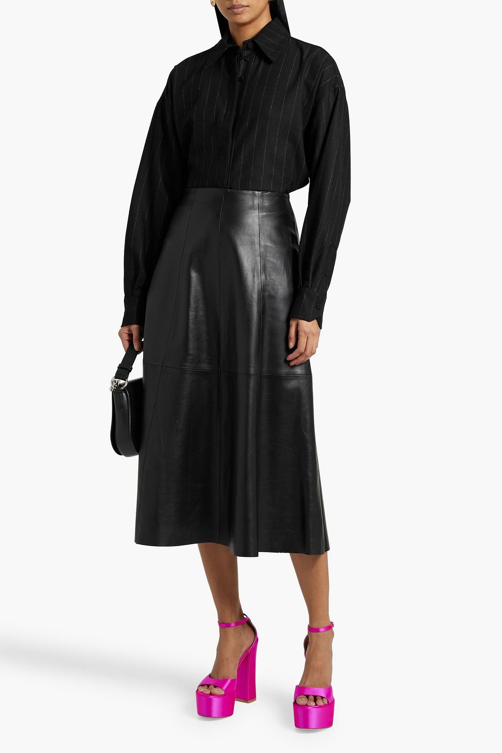 EMILIA WICKSTEAD Audre pinstriped poplin shirt