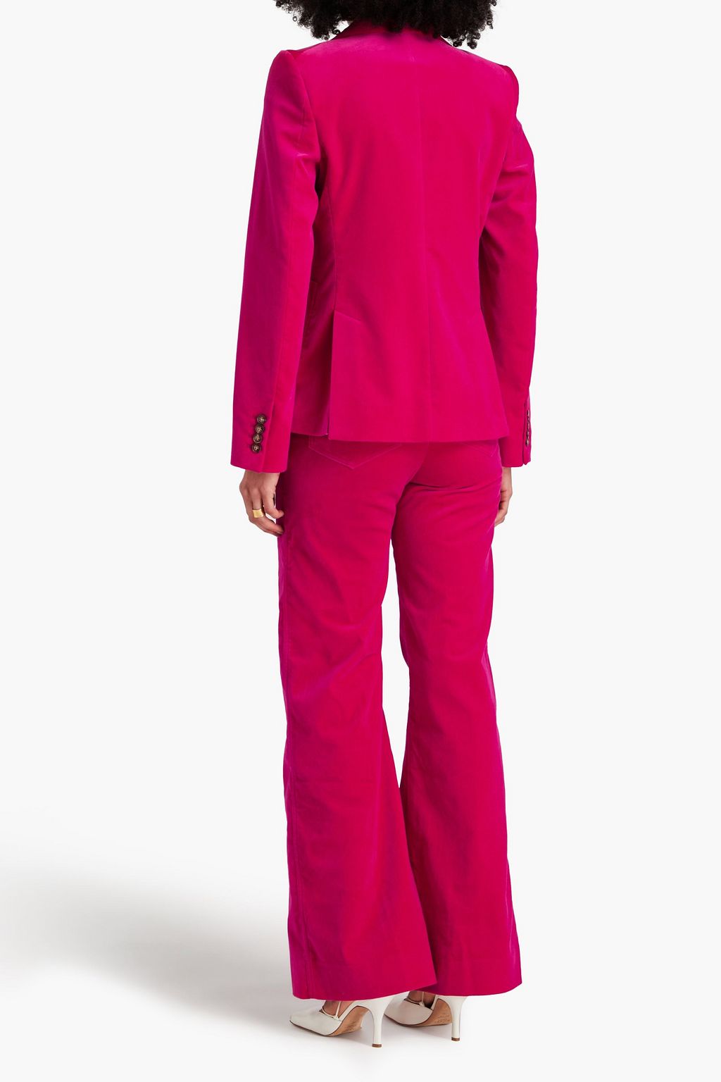 VICTORIA BECKHAM Cotton-blend velvet blazer