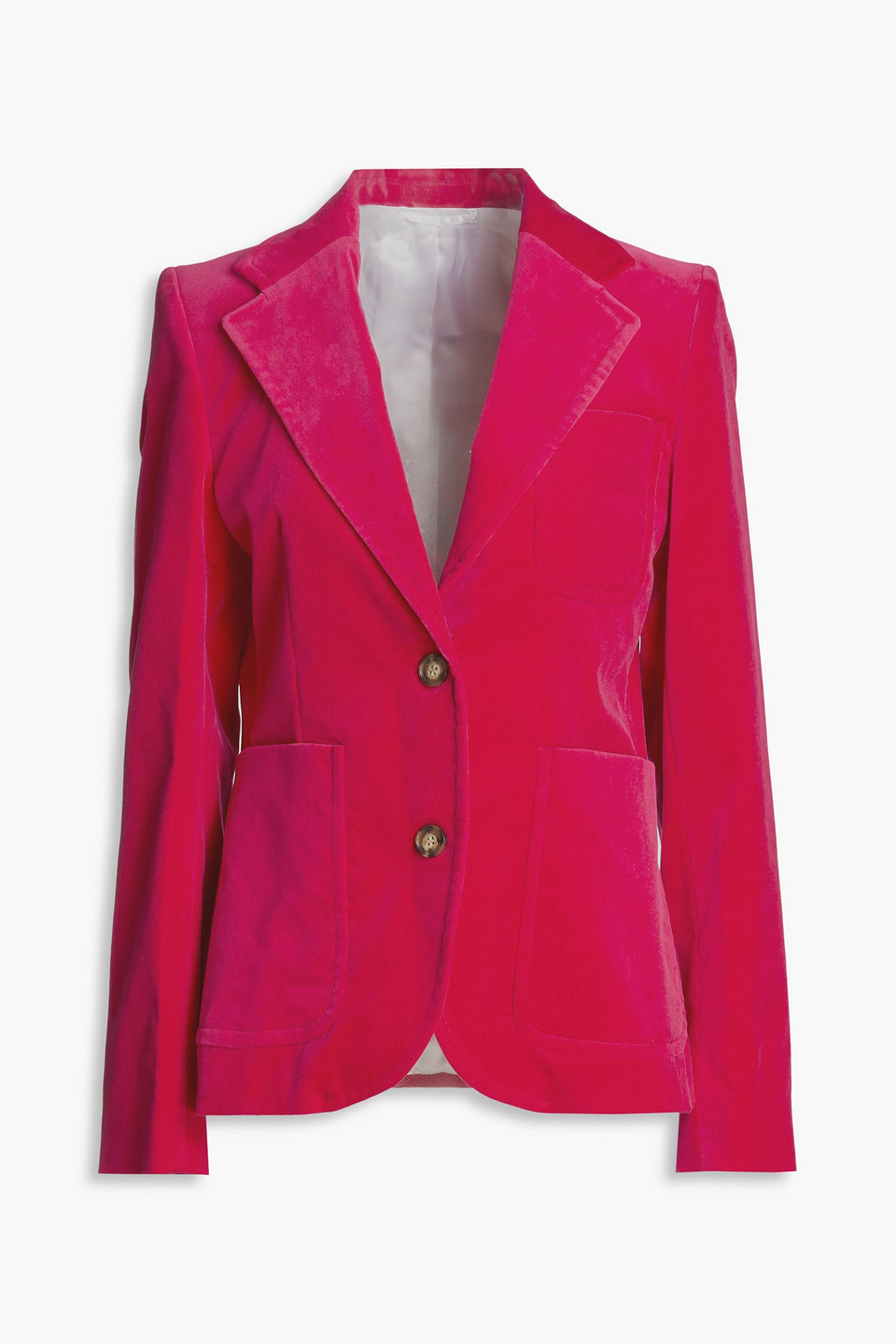 Victoria Beckham Single-breasted Blazer In Hot Pink