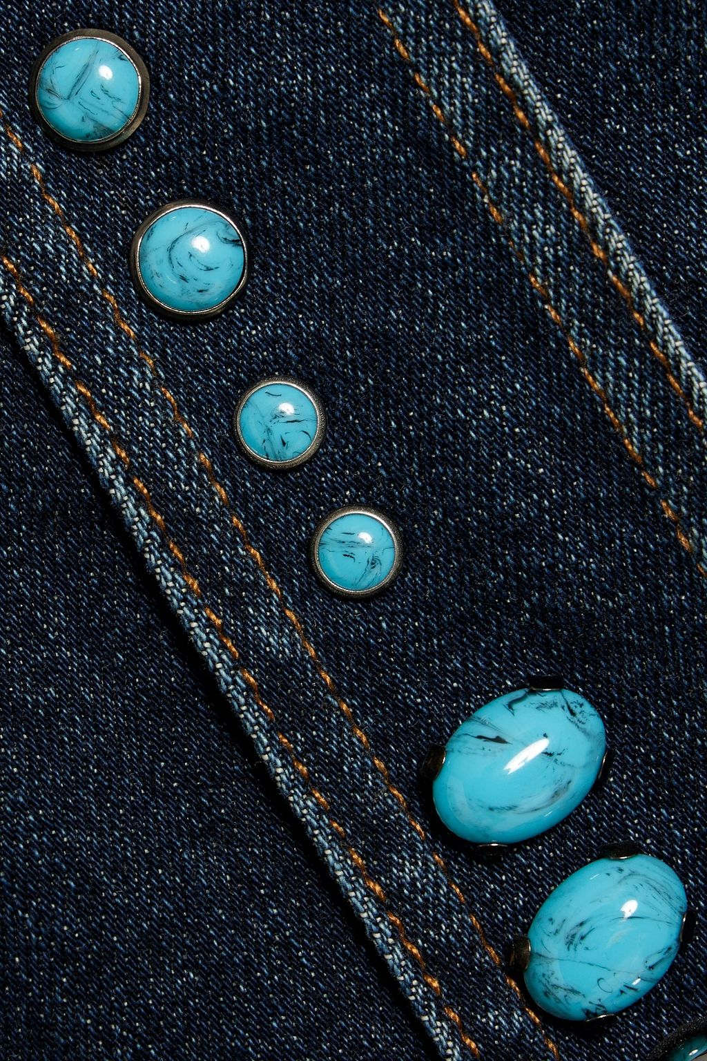 DOLCE&GABBANA Studded denim jacket