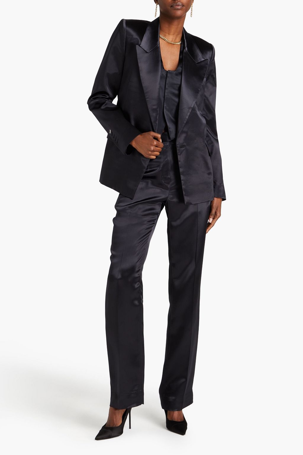VICTORIA BECKHAM Satin blazer