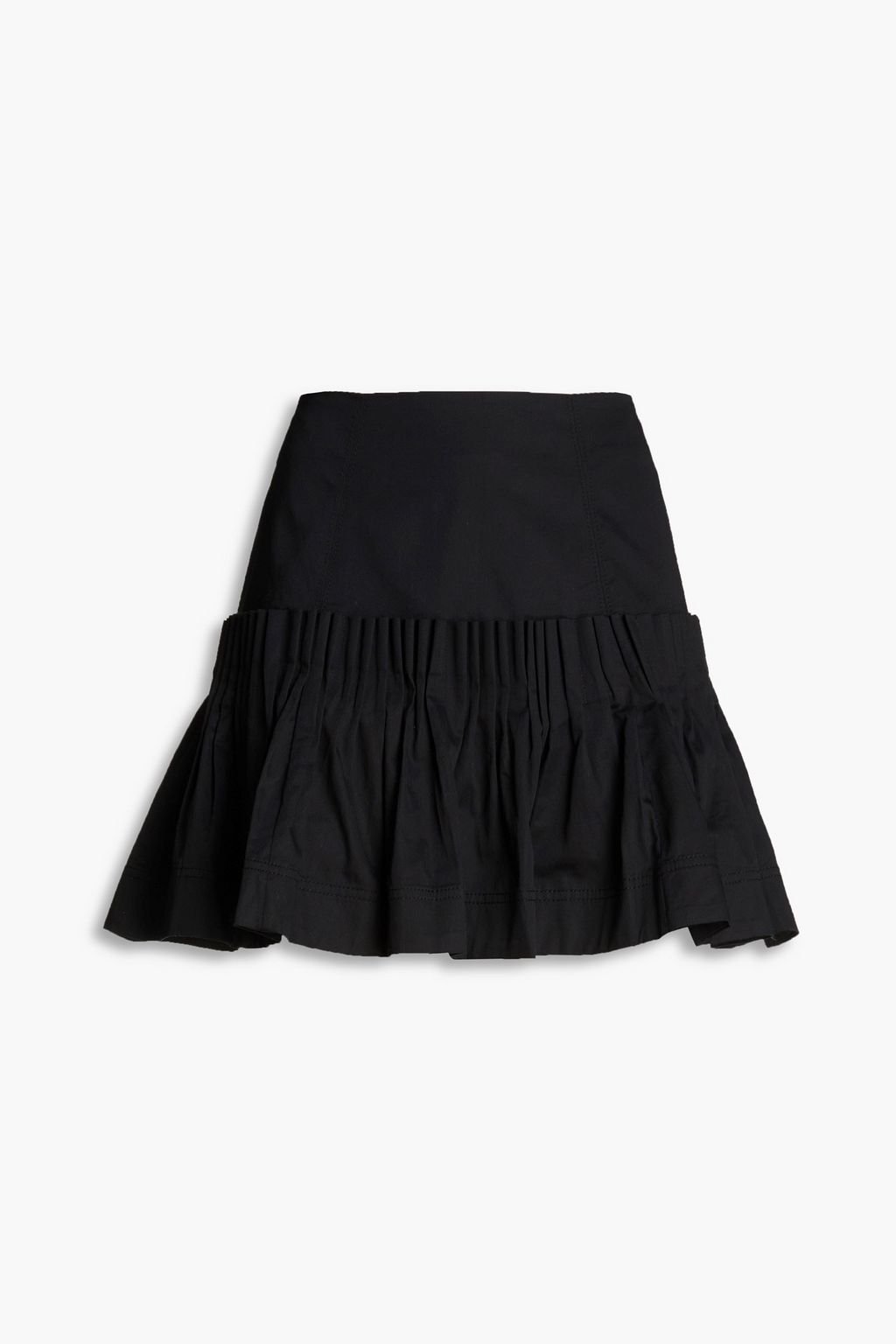 AJE. Niki pleated cotton-poplin mini skirt | THE OUTNET