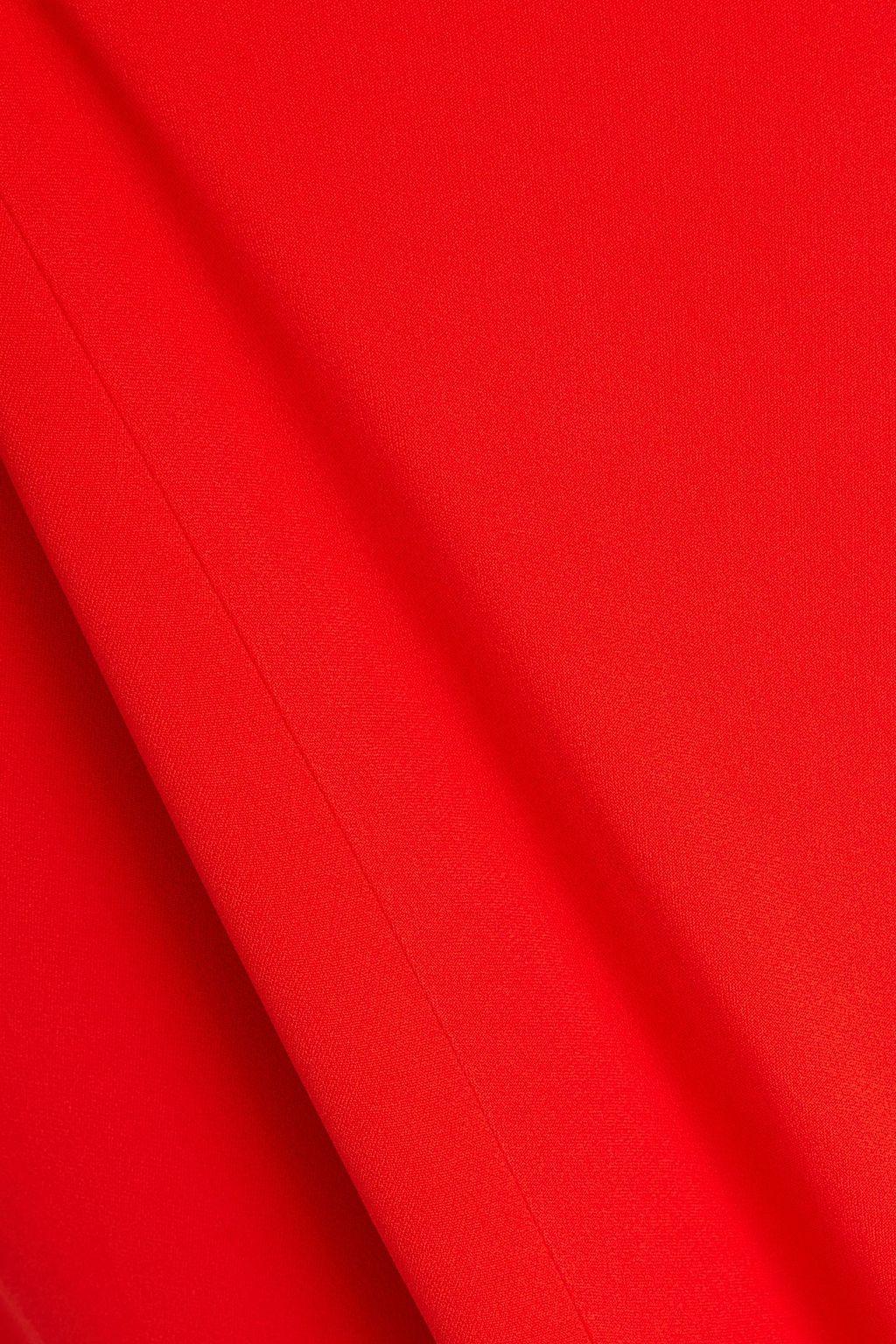 VICTORIA BECKHAM Tie-detailed pleated crepe midi dress