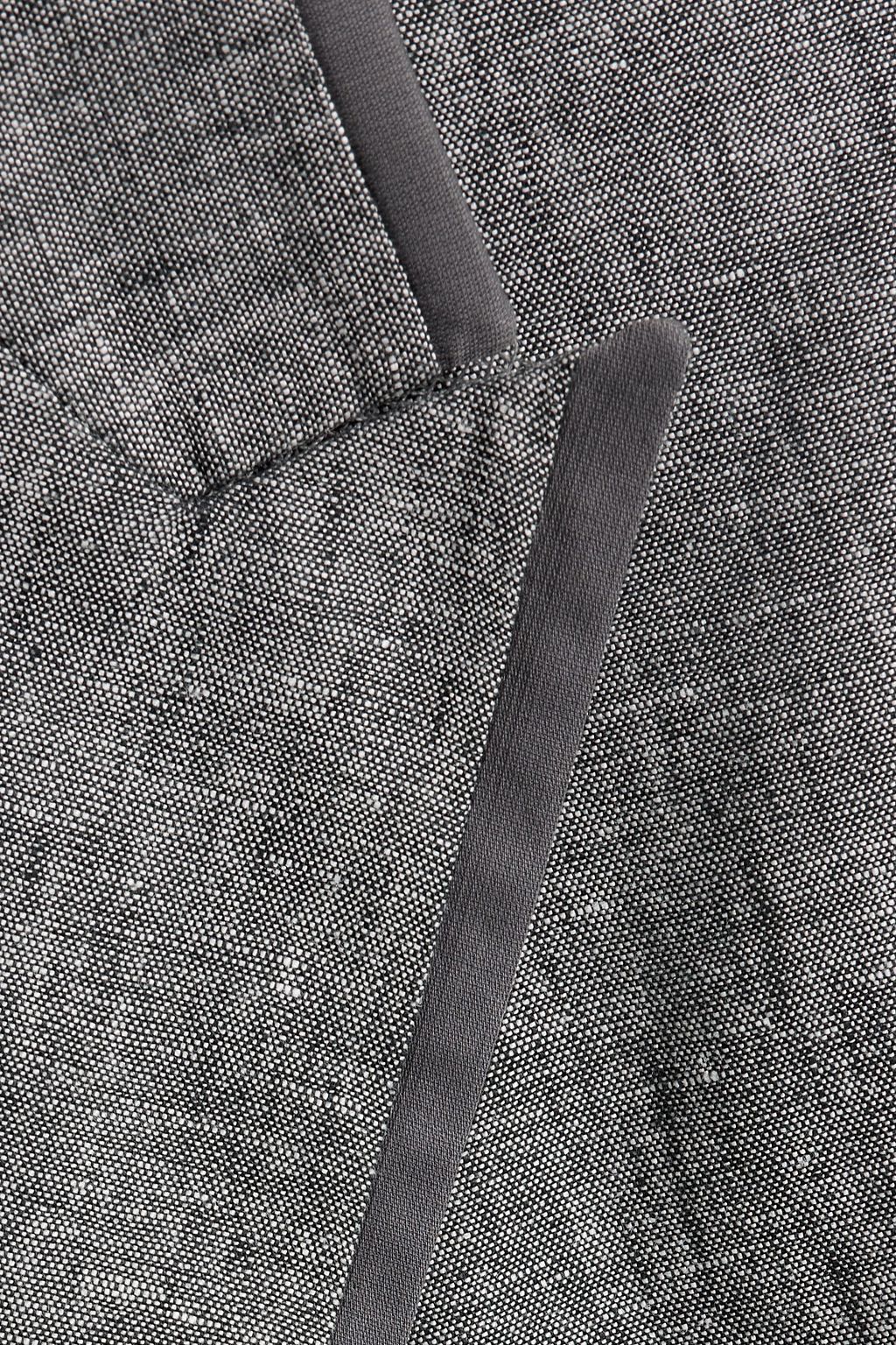 DOLCE&GABBANA Double-breasted linen blazer