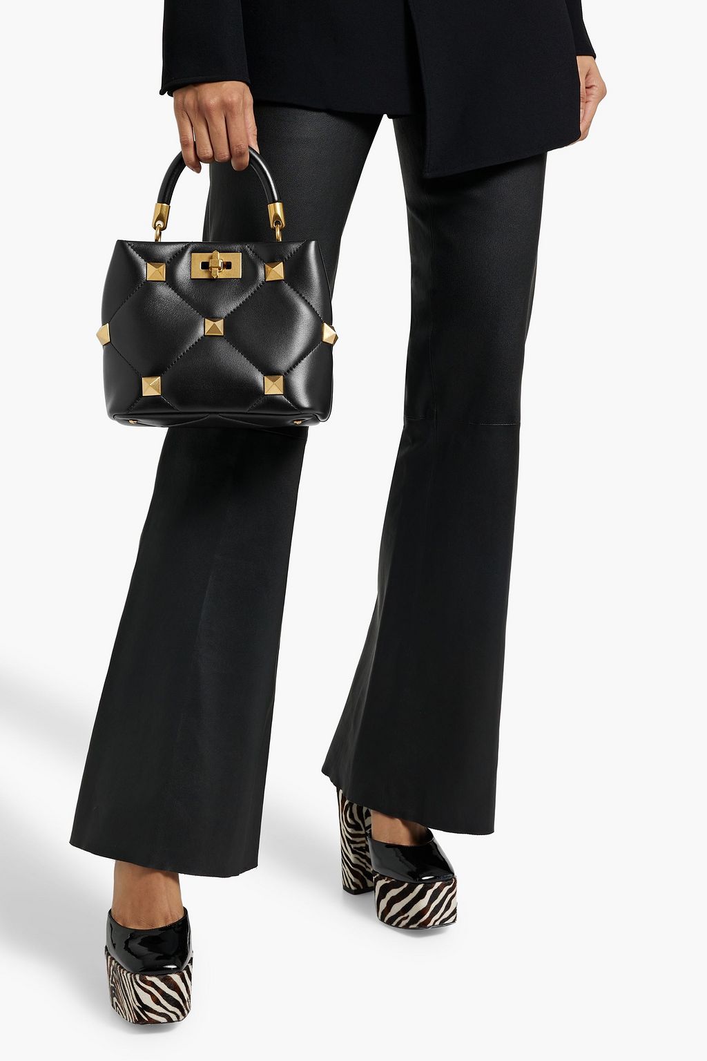 VALENTINO GARAVANI Roman Stud quilted leather tote