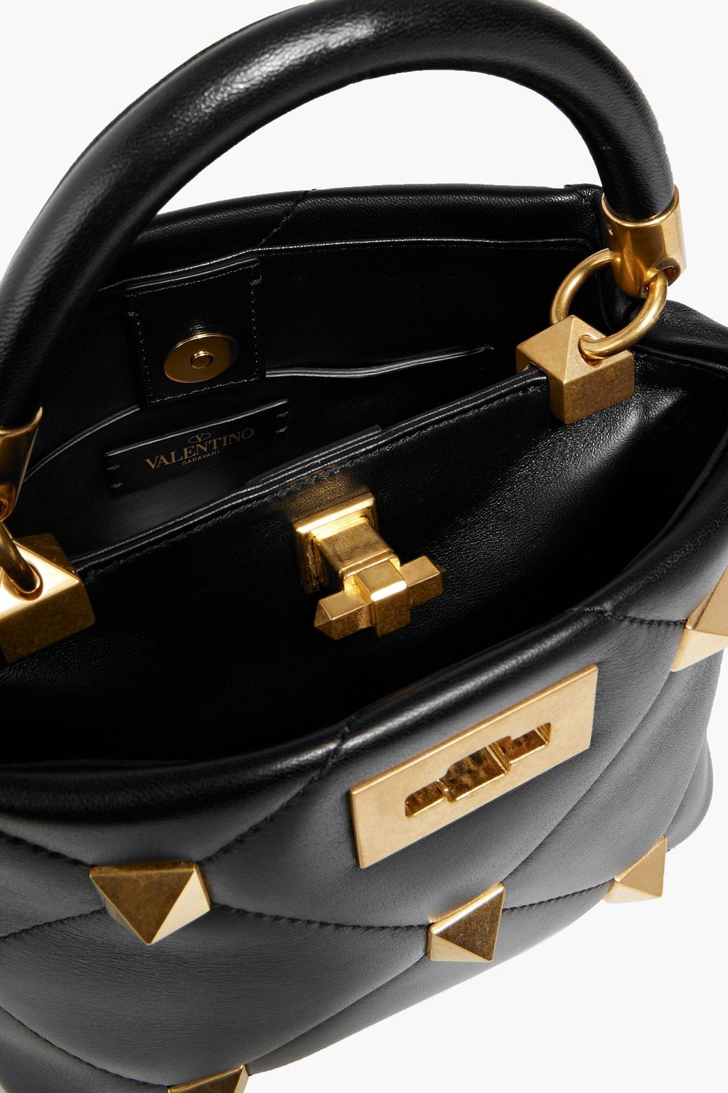 VALENTINO GARAVANI Roman Stud quilted leather tote
