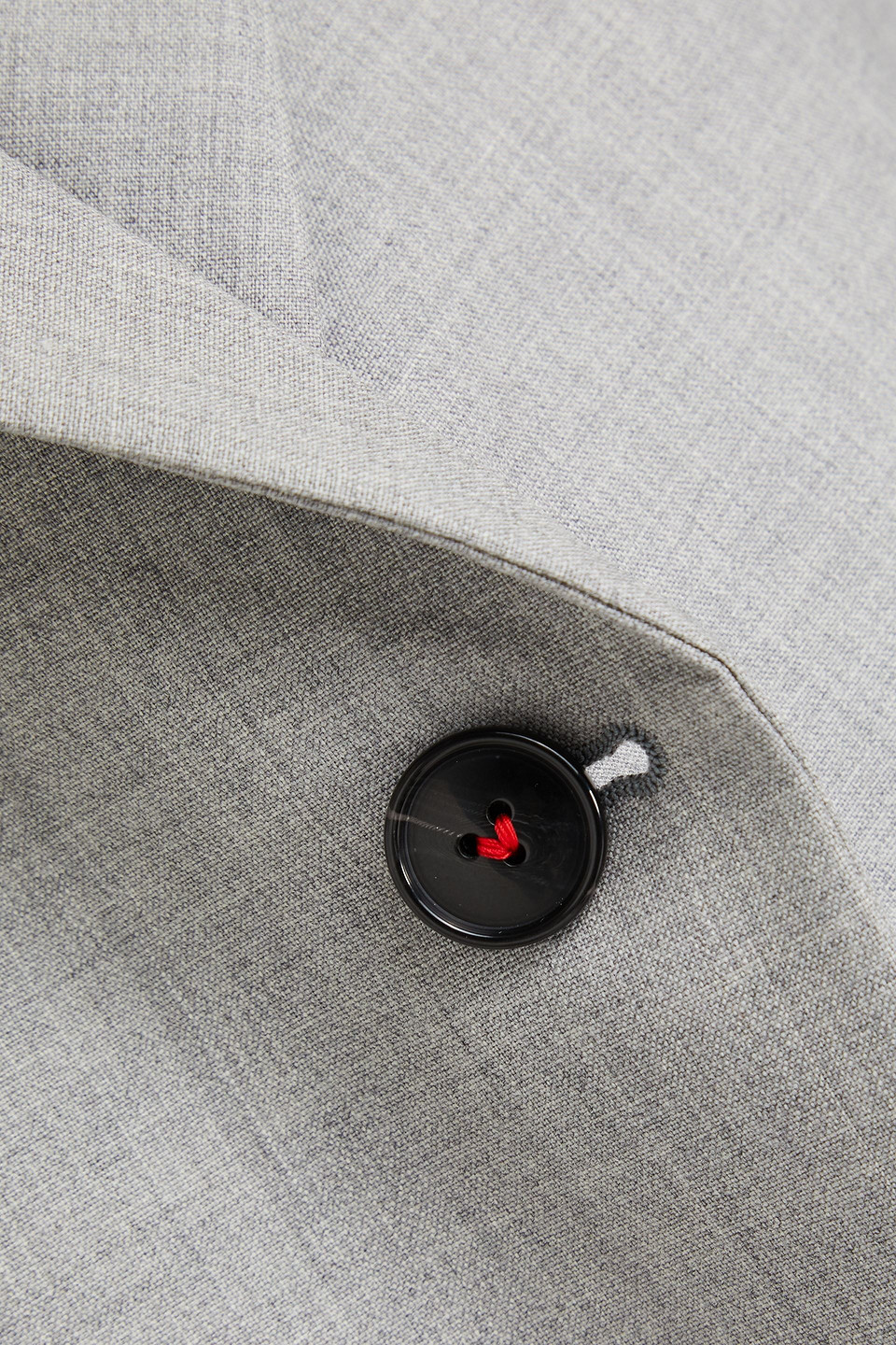 Victoria Beckham Single-breasted Notched-lapel Wool Blazer In Light Gray