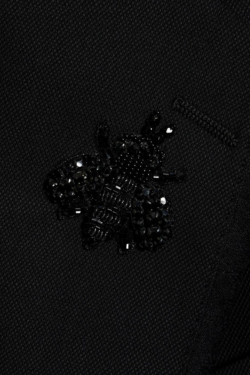 DOLCE&GABBANA Satin-trimmed wool-blend blazer