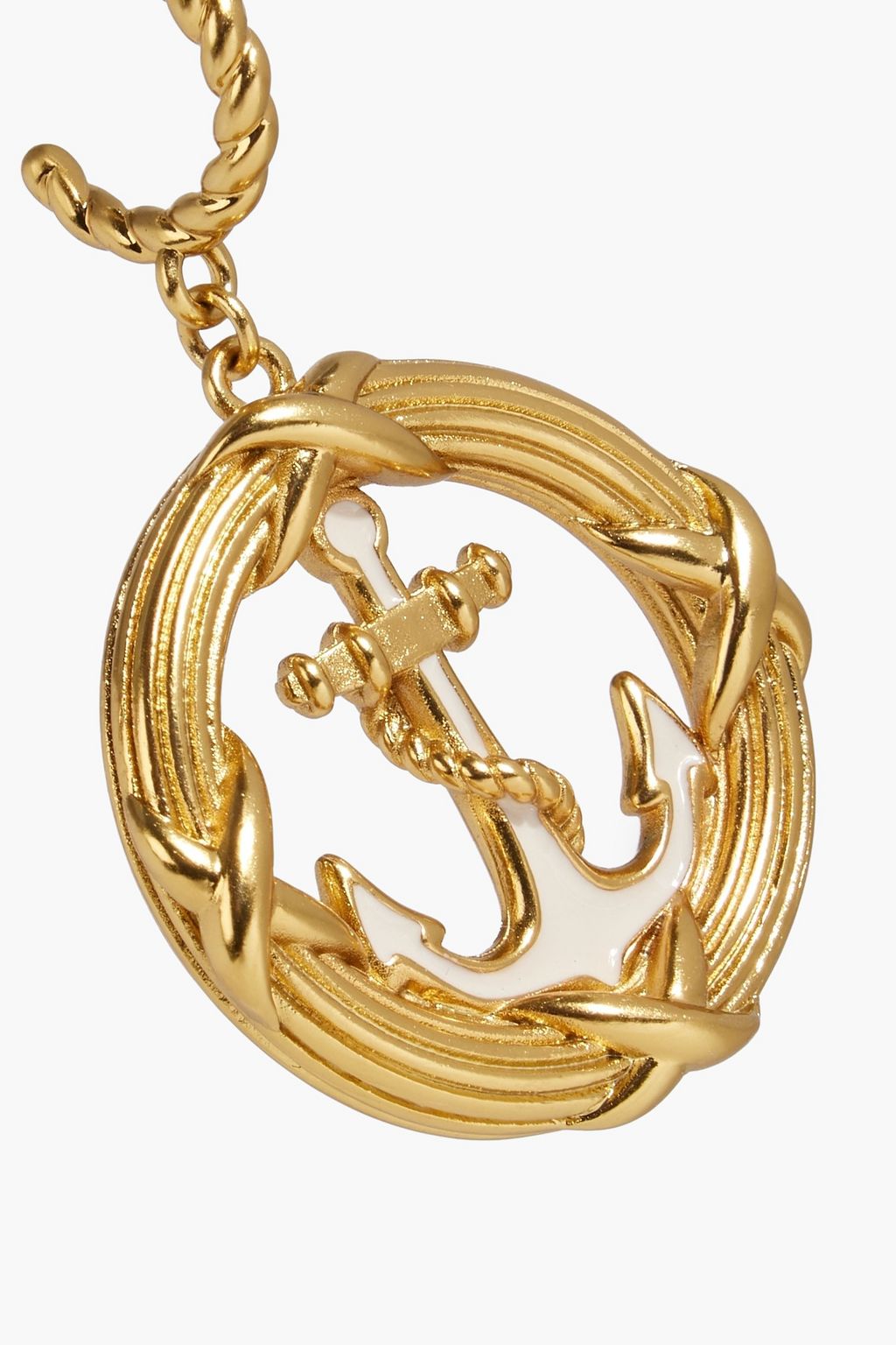 ZIMMERMANN Gold-tone enamel earrings