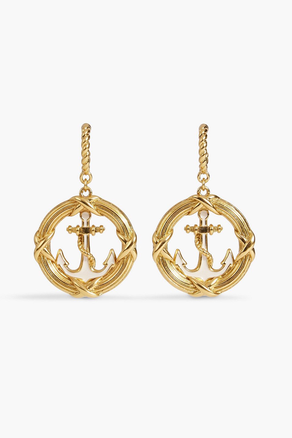 Zimmermann Gold-tone Enamel Earrings
