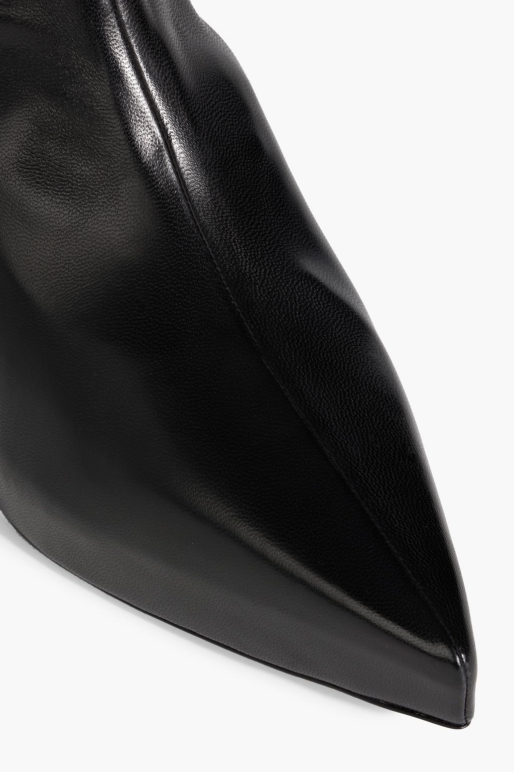 GIVENCHY Leather platform wedge ankle boots