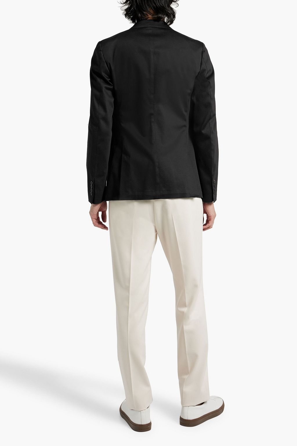 DOLCE&GABBANA Slim-fit cotton-blend twill blazer