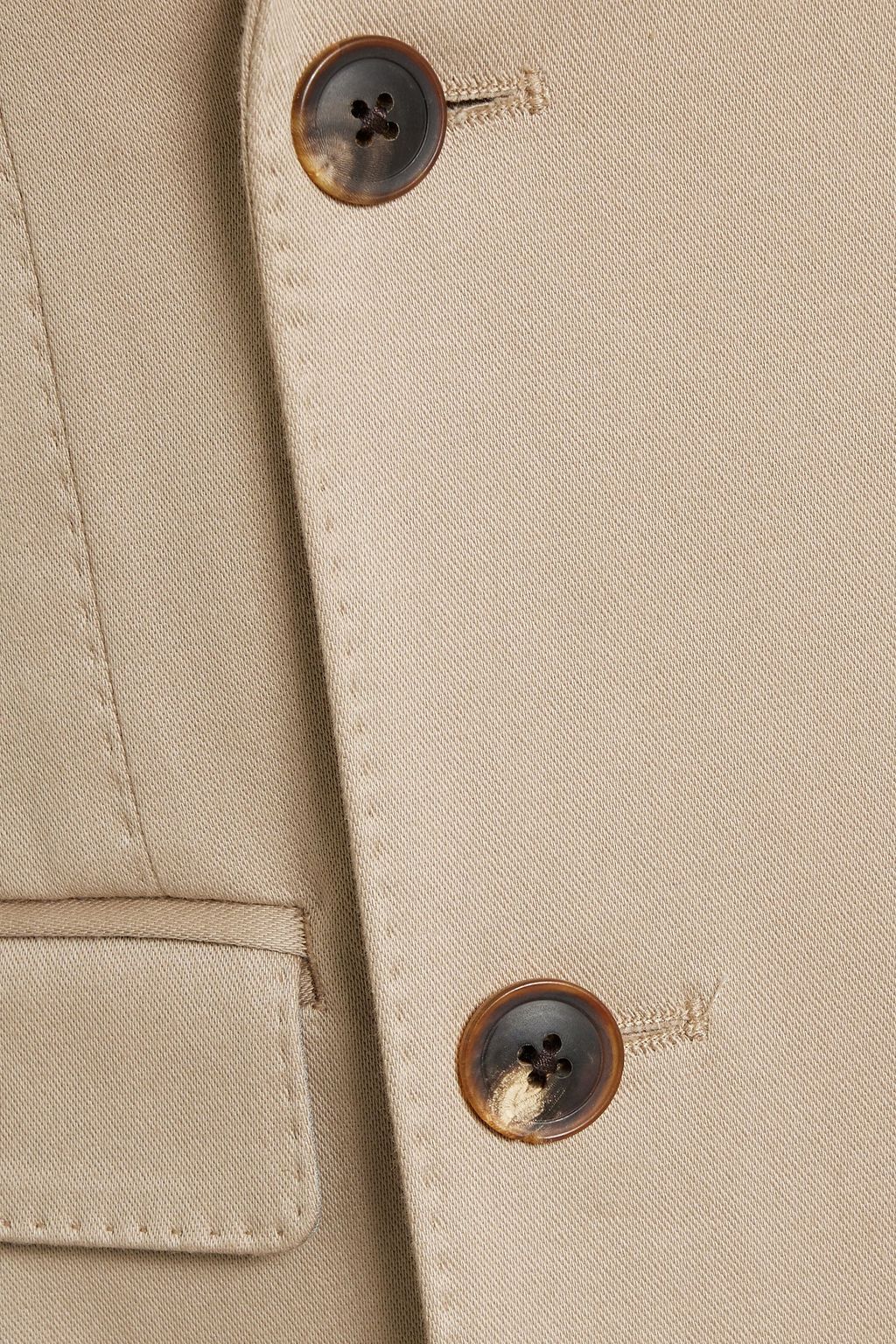 DOLCE&GABBANA Double-breasted cotton-blend twill blazer